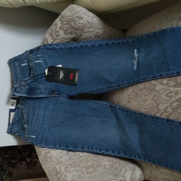 Levi's ORIGINAL CROPPED WOMEN'S JEANS - Picture 4 of 9
